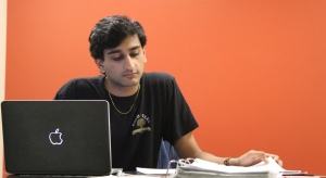 Nil Patel, 20, a finance major, from Cordele, Georgia, has owned a MacBook Pro for almost four years. Patel said he doesn't have to worry about viruses on his MacBook Pro.